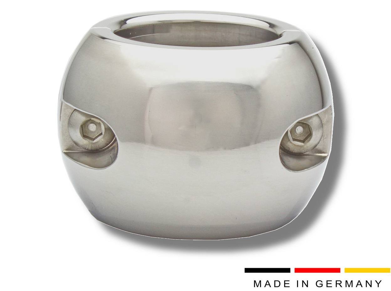 Oval ballstretcher made of stainless steel 40 mm high internal diameter 33 mm