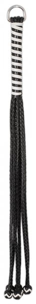 Leather Flogger with Balls