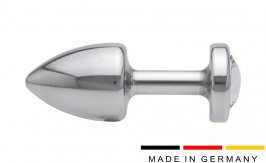 25 mm Einsteiger Buttplug aus Edelstahl mit Kristall 25 mm Einsteiger Buttplug aus Edelstahl mit Kristall