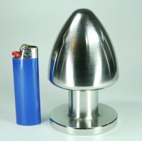 Preview: Buttplug Edelstahl 70 mm