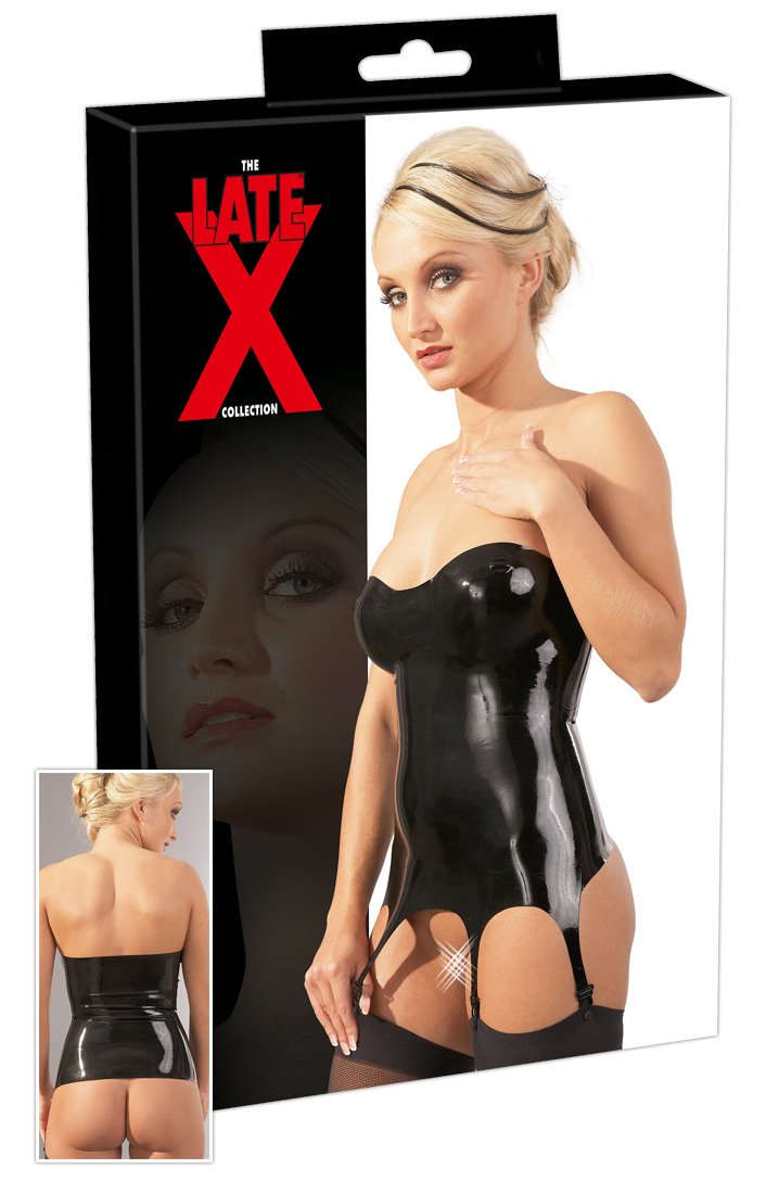 Latex Corsage with Suspender Straps Latex Corsage with Suspender Straps