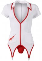 Preview: Krankenschwester Kostüm Strapshemd