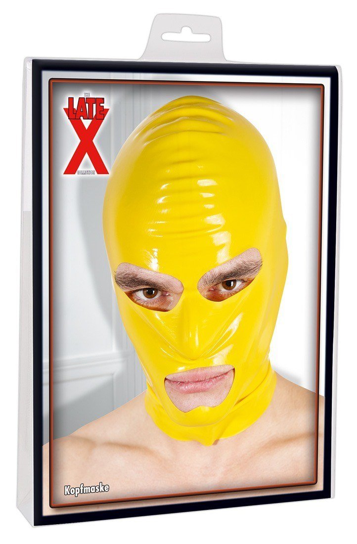 Yellow Latex Head Mask