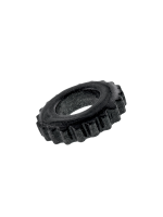 Preview: Oxballs PLUSHY Penisring Black Mica – Perspektivansicht
