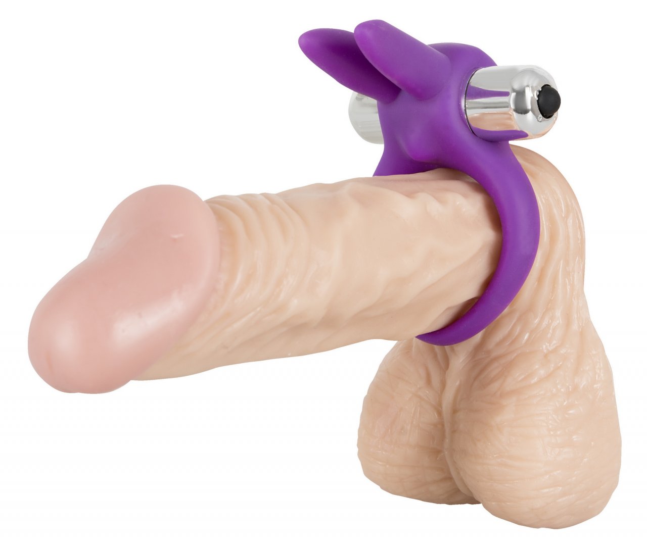 Penis ring with vibrating rabbit ears Ø 3,5 cm Penis ring with vibrating rabbit ears Ø 3,5 cm