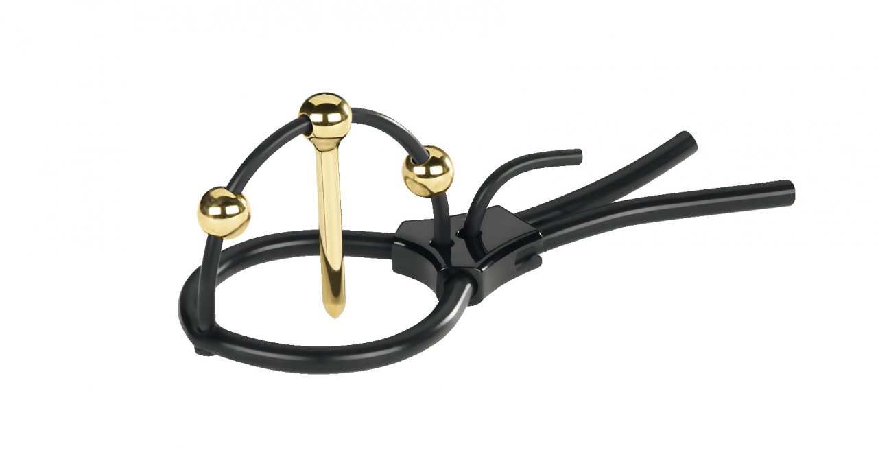 Plunging Pete with 24 carat gold plated dilator Plunging Pete with 24 carat gold plated dilator