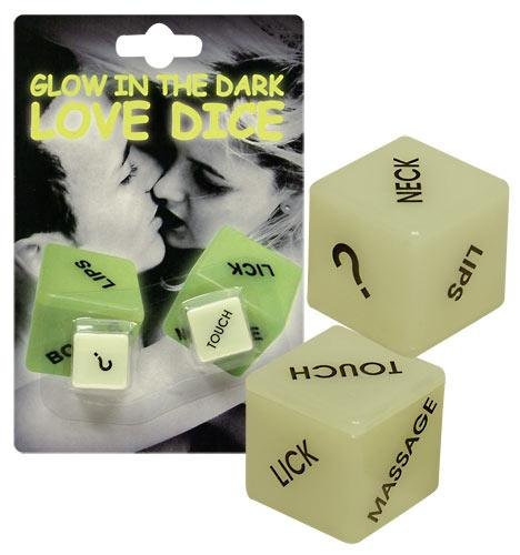 Dice "Glow-in-the-dark"