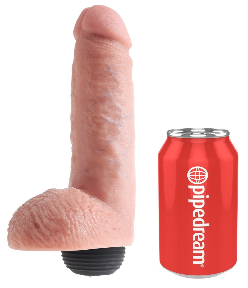 8"" Squirting Cock with Balls
