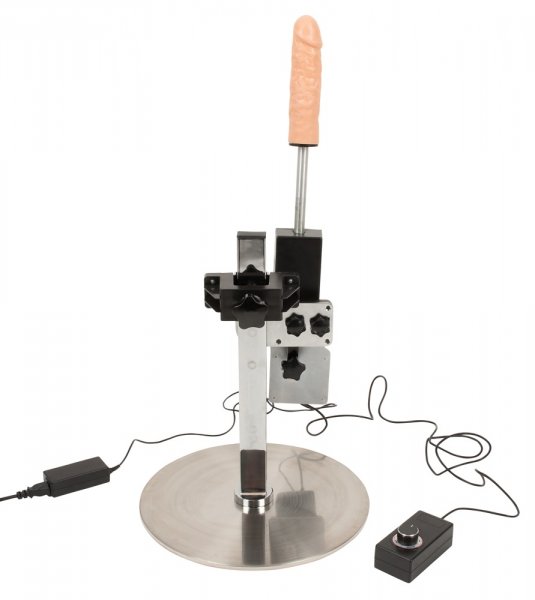 Big Bang Penetrator - The Fuck Machine with height-adjustable stand and two attachments