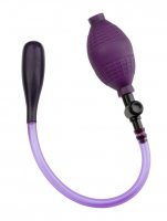 Preview: Purple Inflatable Anal Latex Balloon with Hand Pump