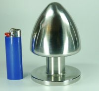 Preview: Buttplug Edelstahl 80mm