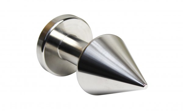 Buttplug made of stainless steel Ø 50 mm optional with writing