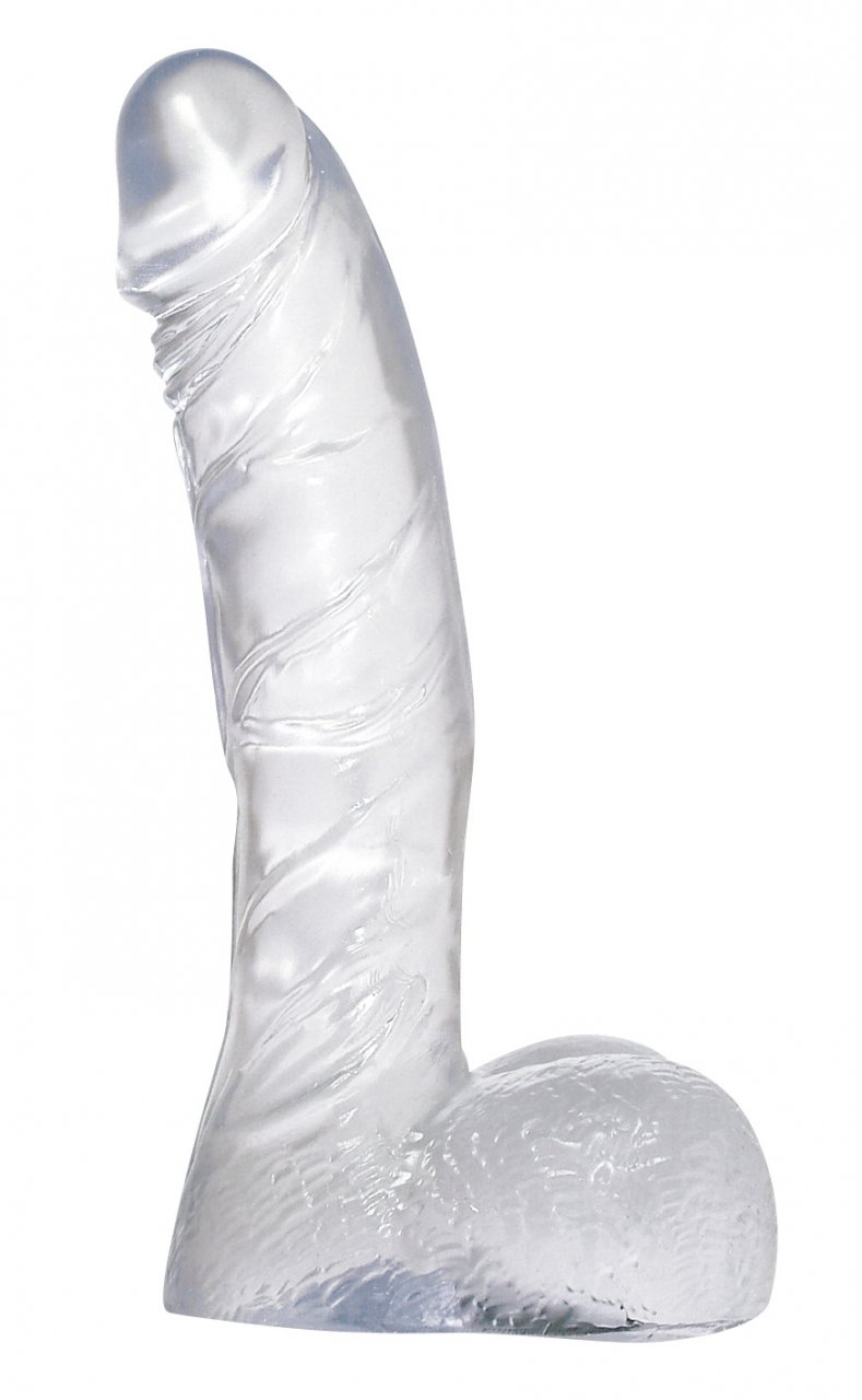 Crystal Clear Small Dong - small natural dildo - Ø 3 x 14 cm